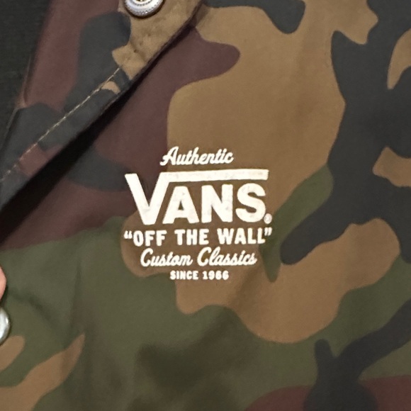 Vans Mens Camouflage Jacket - Picture 5 of 6